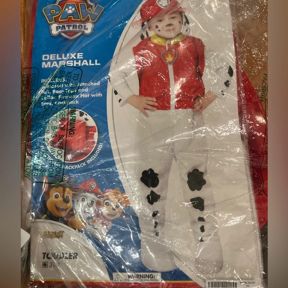 Paw patrol deluxe costume